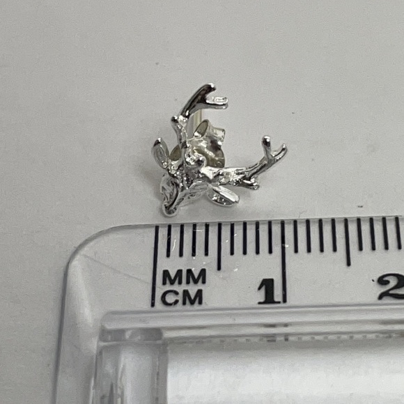 Deer Earrings Sterling Silver NWOT - Picture 6 of 9